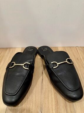 Slide On Loafers with Buckle